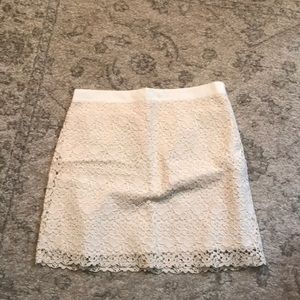Cotton lace skirt